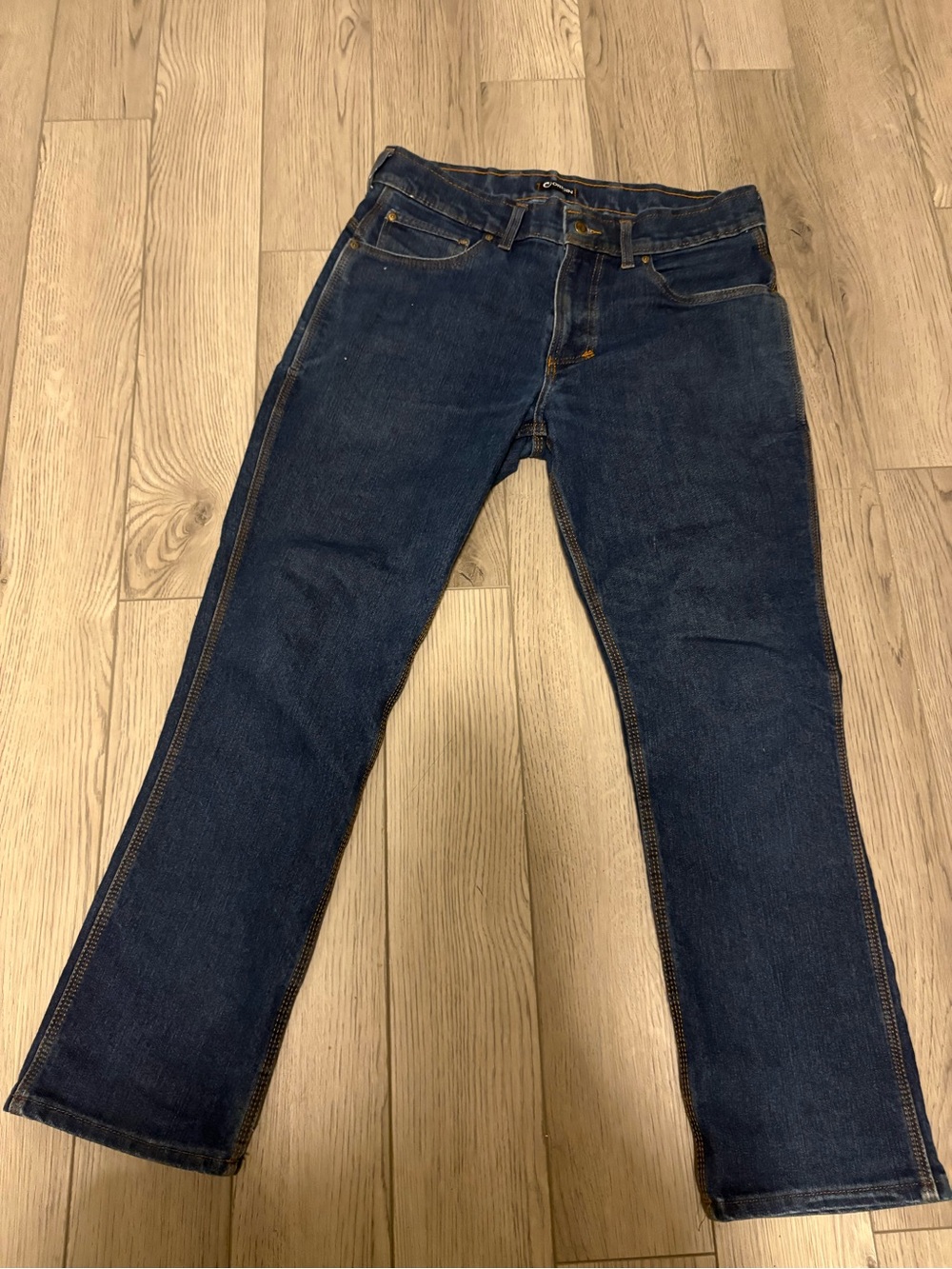 Origins Men's Slim Straight Jeans in Dark Indigo